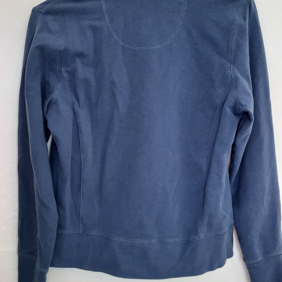 L.L. Bean womens blue zip up sweater size xs petite - Picture 2 of 5